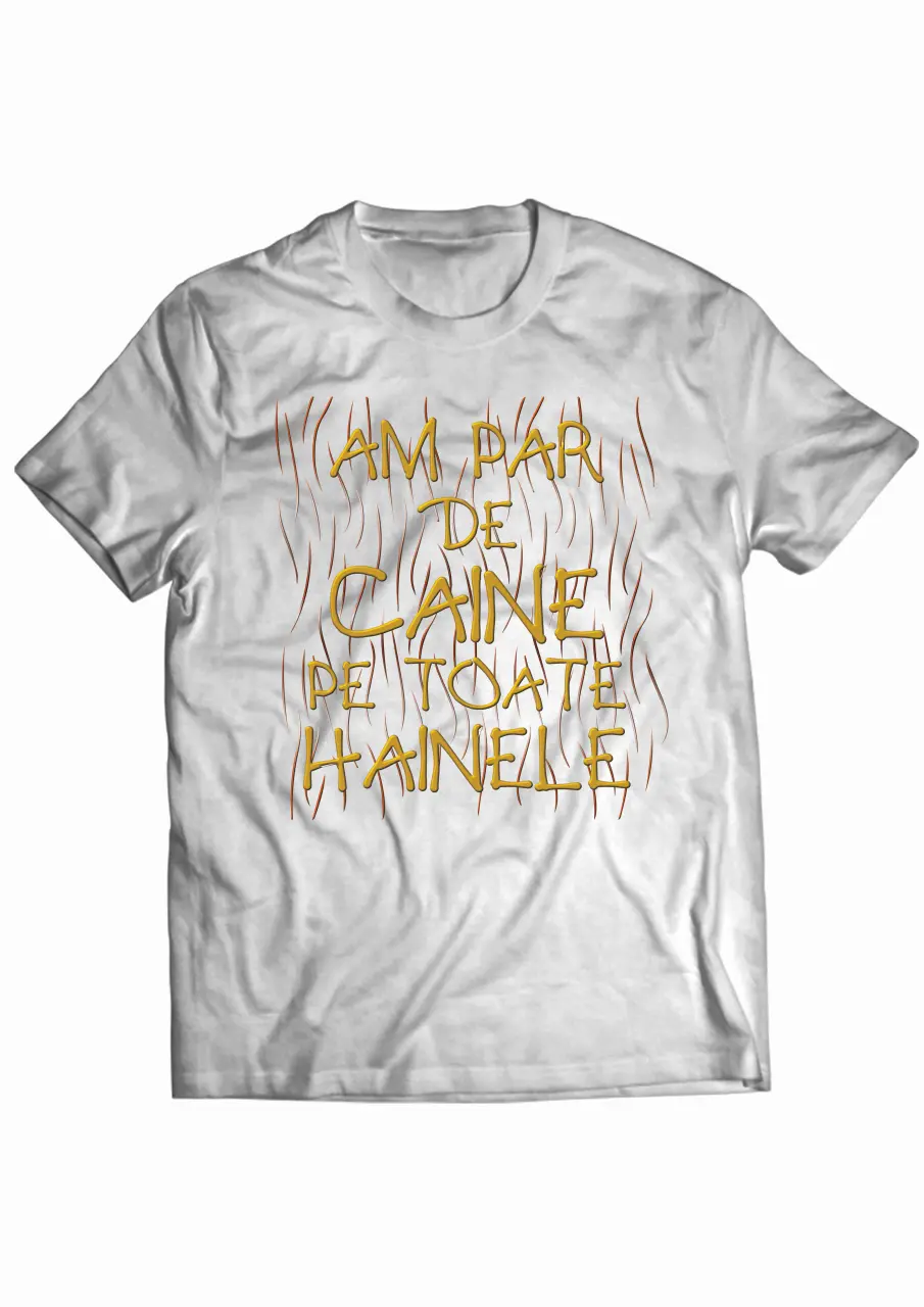 AM PAR DE CAINE PE TOATE HAINELE TRICOU