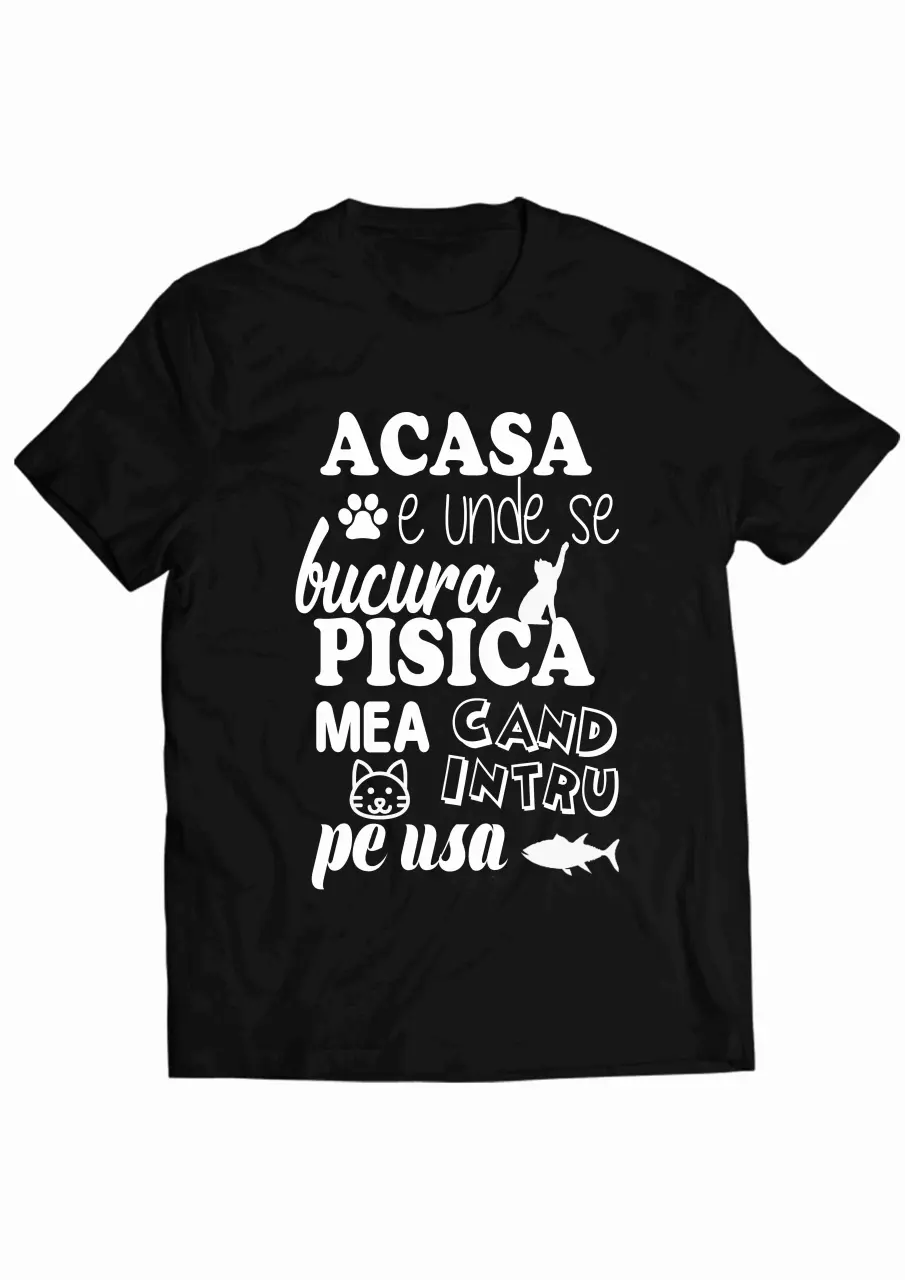 ACASA E UNDE SE BUCURA PISICA MEA TRICOU